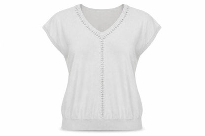Womens UK Size S Wallis Beige Basic T-Shirt