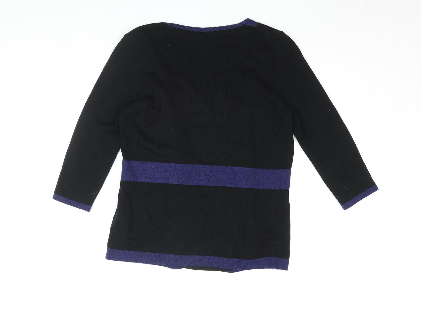 Womens UK Size 12 Per Una Black Basic Blouse