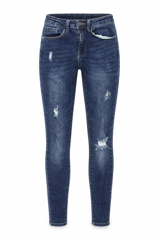 Womens UK Size XS Redial Slim Fit Skinny Blue Jeans