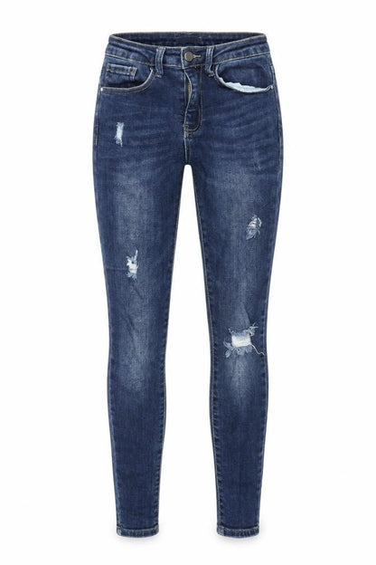Womens UK Size XS Redial Slim Fit Skinny Blue Jeans