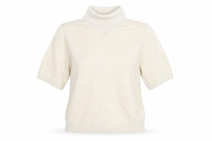 Marks and Spencer Women's Gold Roll Neck Sweater