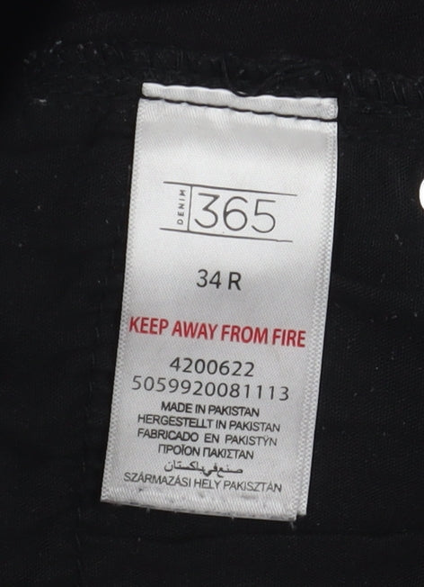 Denim 365 Women's Black Skinny Jeans Size 34