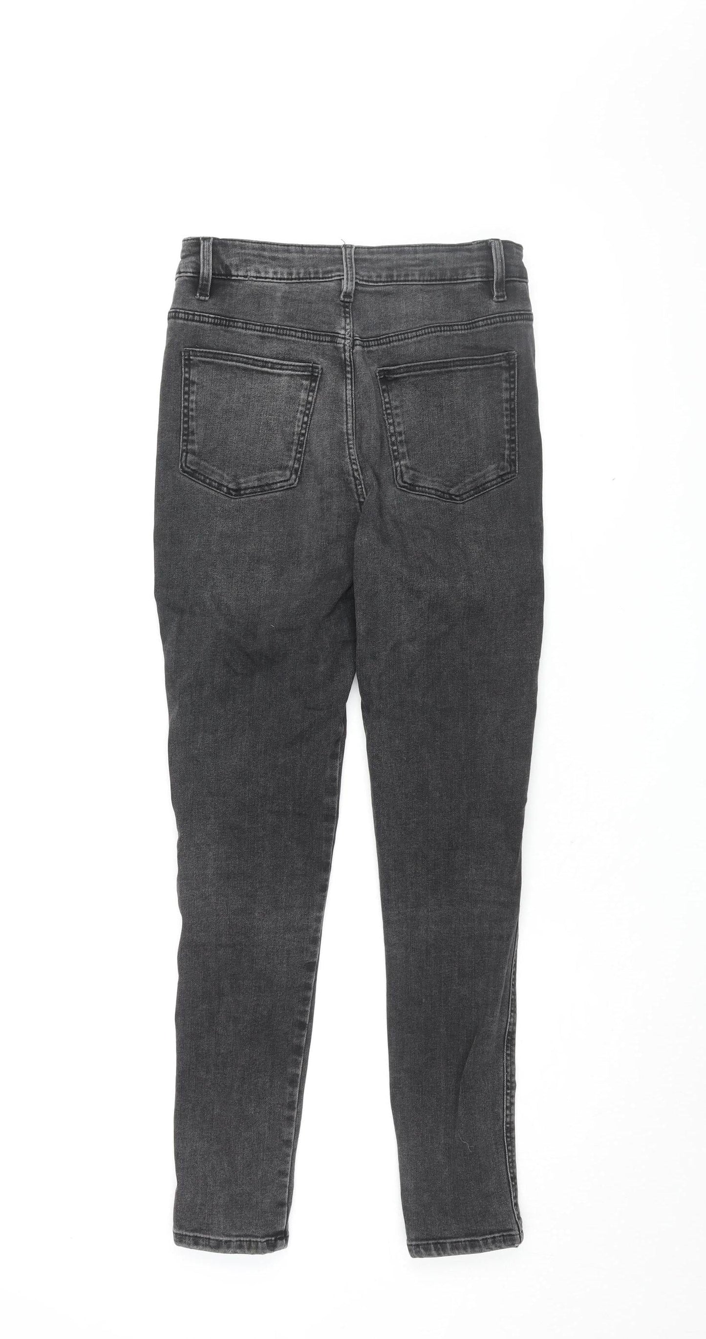 Womens UK Size 8 Marks and Spencer Regular Fit Skinny Grey Jeans
