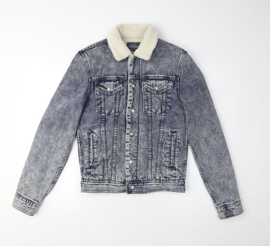Mens UK Size XS Topman Blue Denim