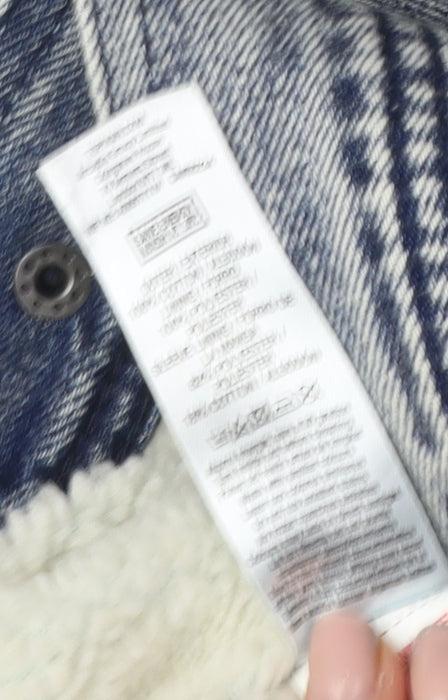 Mens UK Size XS Topman Blue Denim