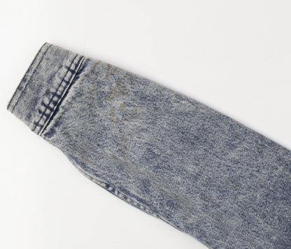 Mens UK Size XS Topman Blue Denim