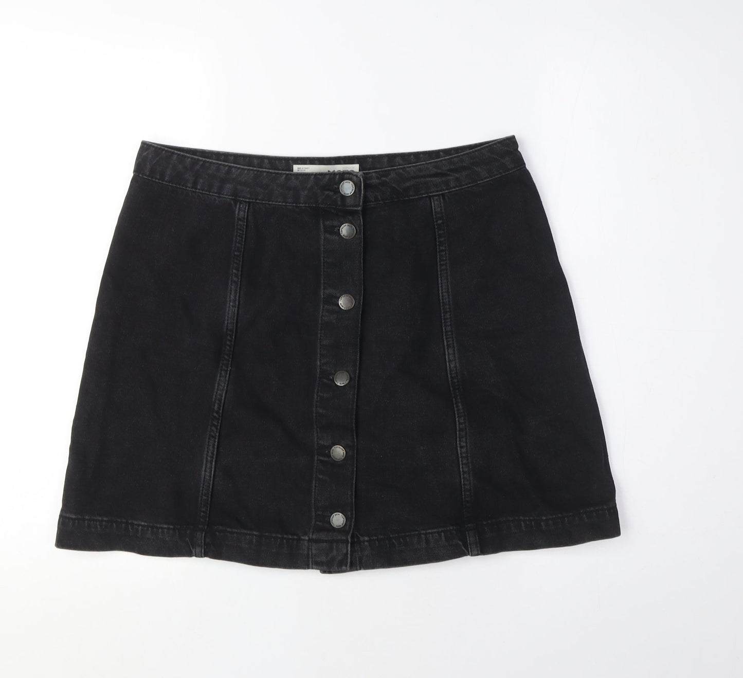 Womens UK Size 32 Topshop A-Line Denim Skirt