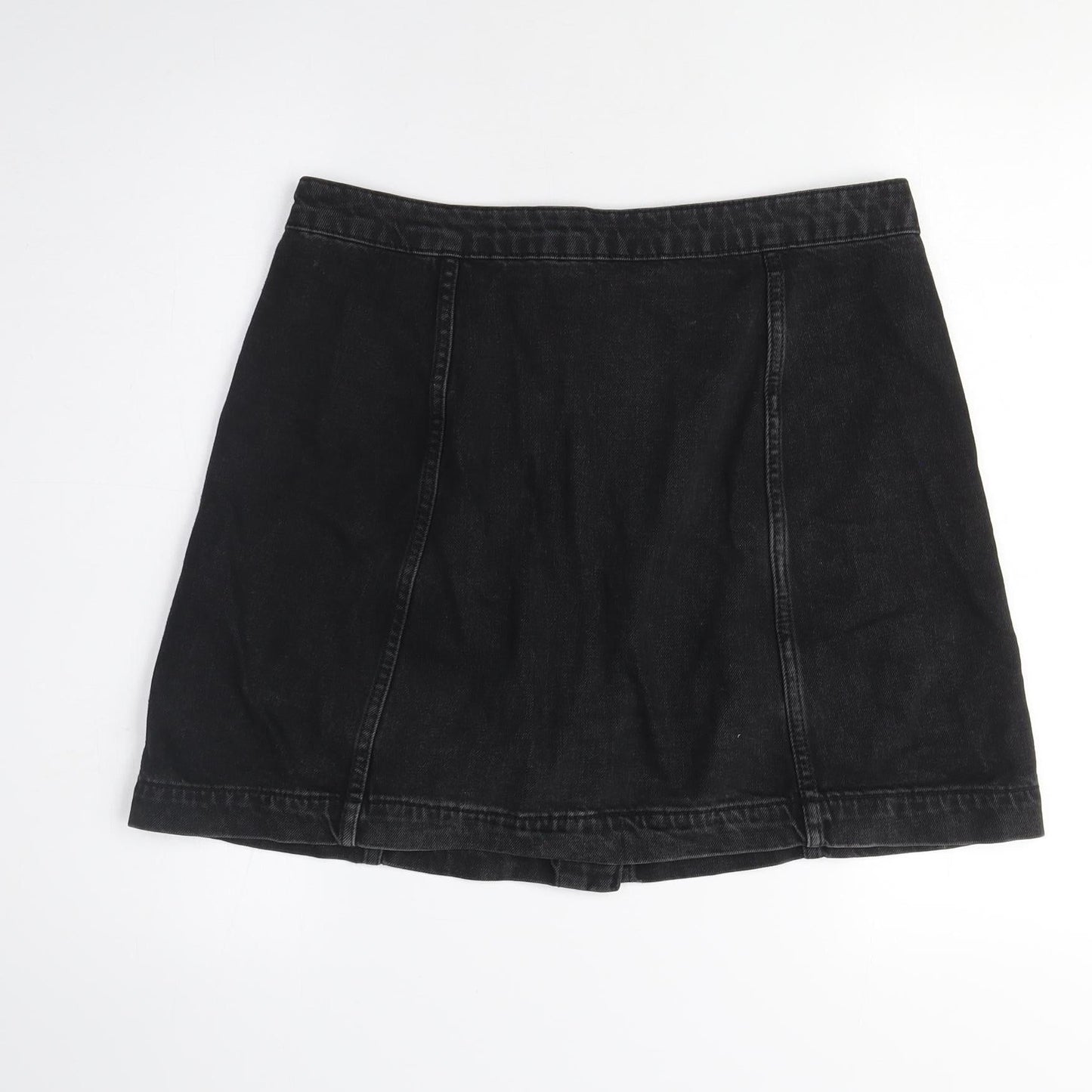 Womens UK Size 32 Topshop A-Line Denim Skirt