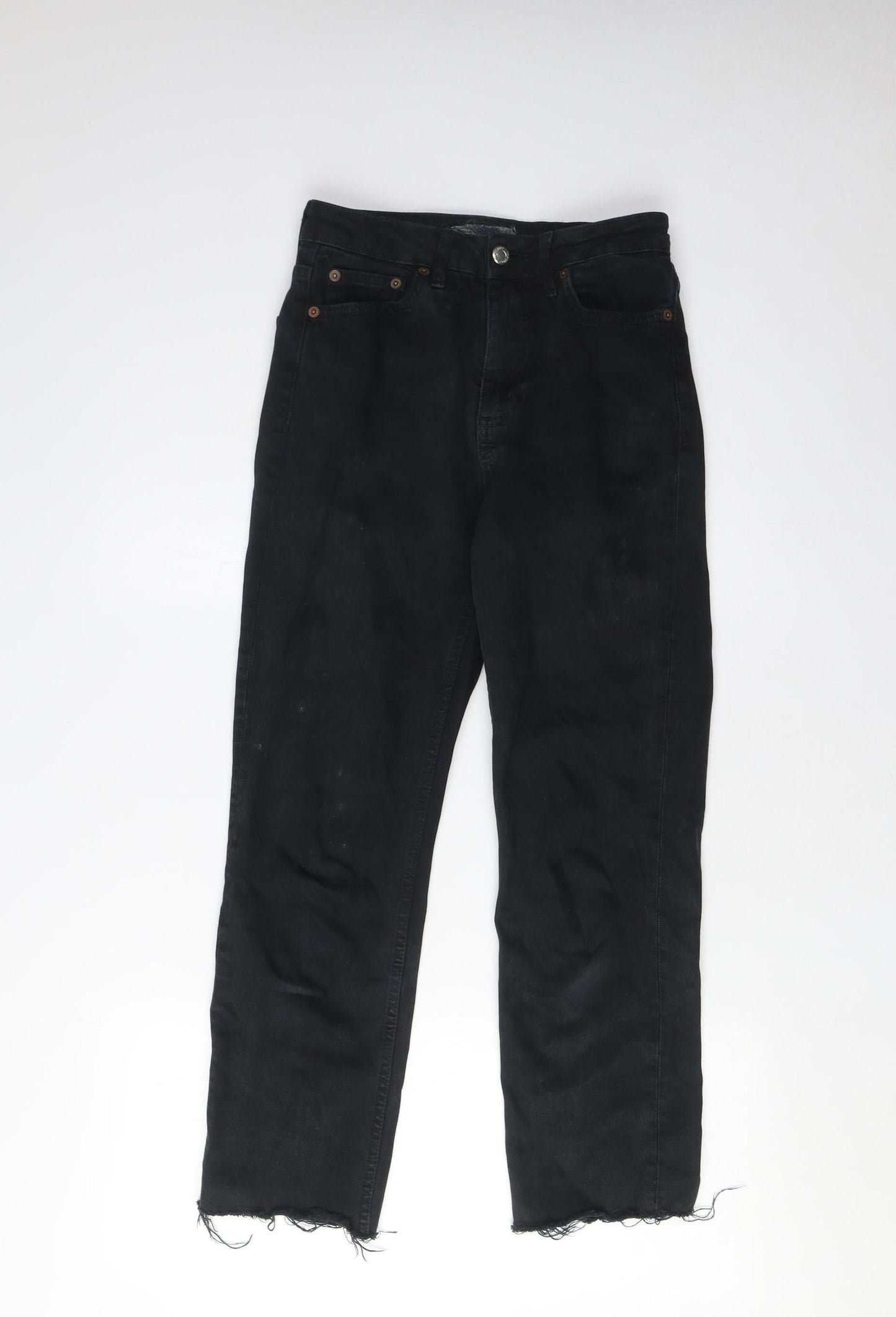 Topshop Women's Black Straight Jeans Size 4