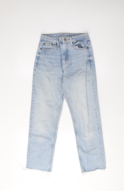 Topshop Women's Blue Straight Jeans Size 25