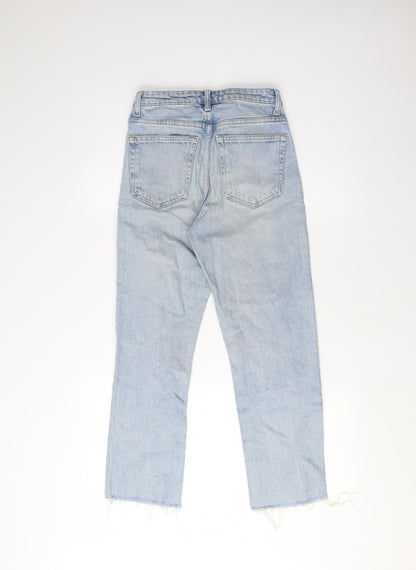 Topshop Women's Blue Straight Jeans Size 25