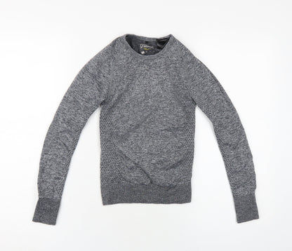 Everlast Women's Grey Long Sleeve Pullover, Size 6