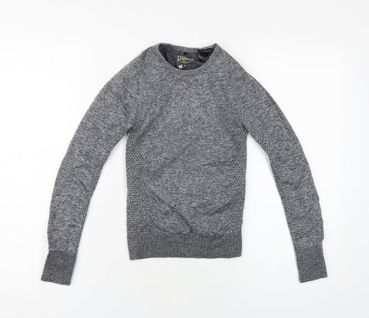 Everlast Women's Grey Long Sleeve Pullover, Size 6