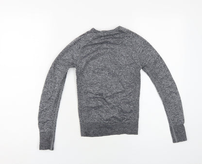 Everlast Women's Grey Long Sleeve Pullover, Size 6