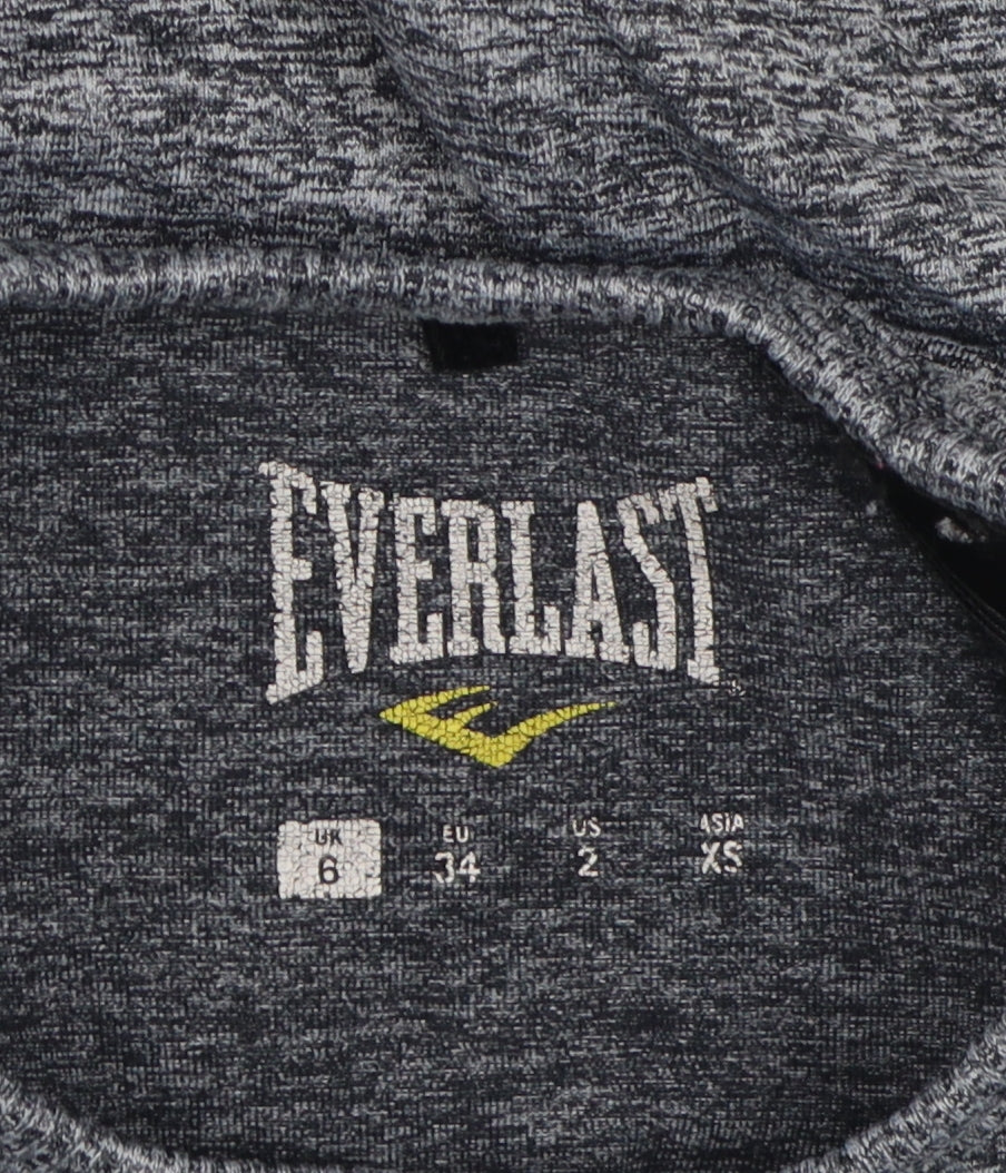 Everlast Women's Grey Long Sleeve Pullover, Size 6