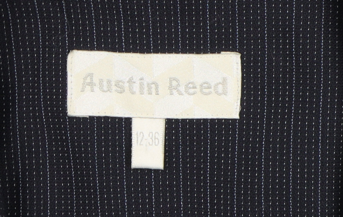 Austin Reed Women's Black Pinstripe Suit Jacket Size 12
