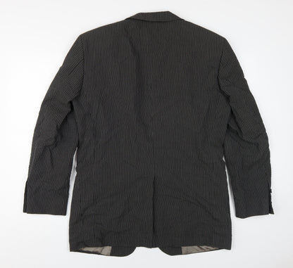 Mens UK Size 48 Strellson Regular Black Suit Jacket
