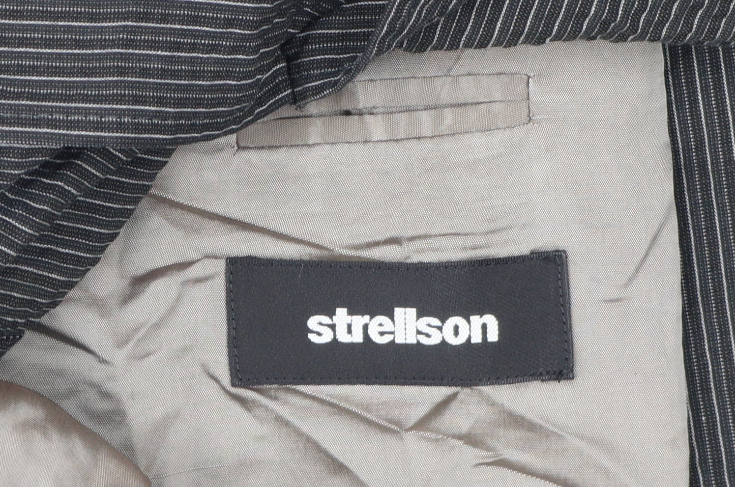 Mens UK Size 48 Strellson Regular Black Suit Jacket