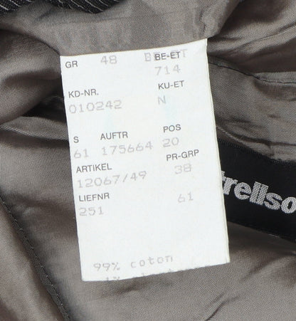 Mens UK Size 48 Strellson Regular Black Suit Jacket