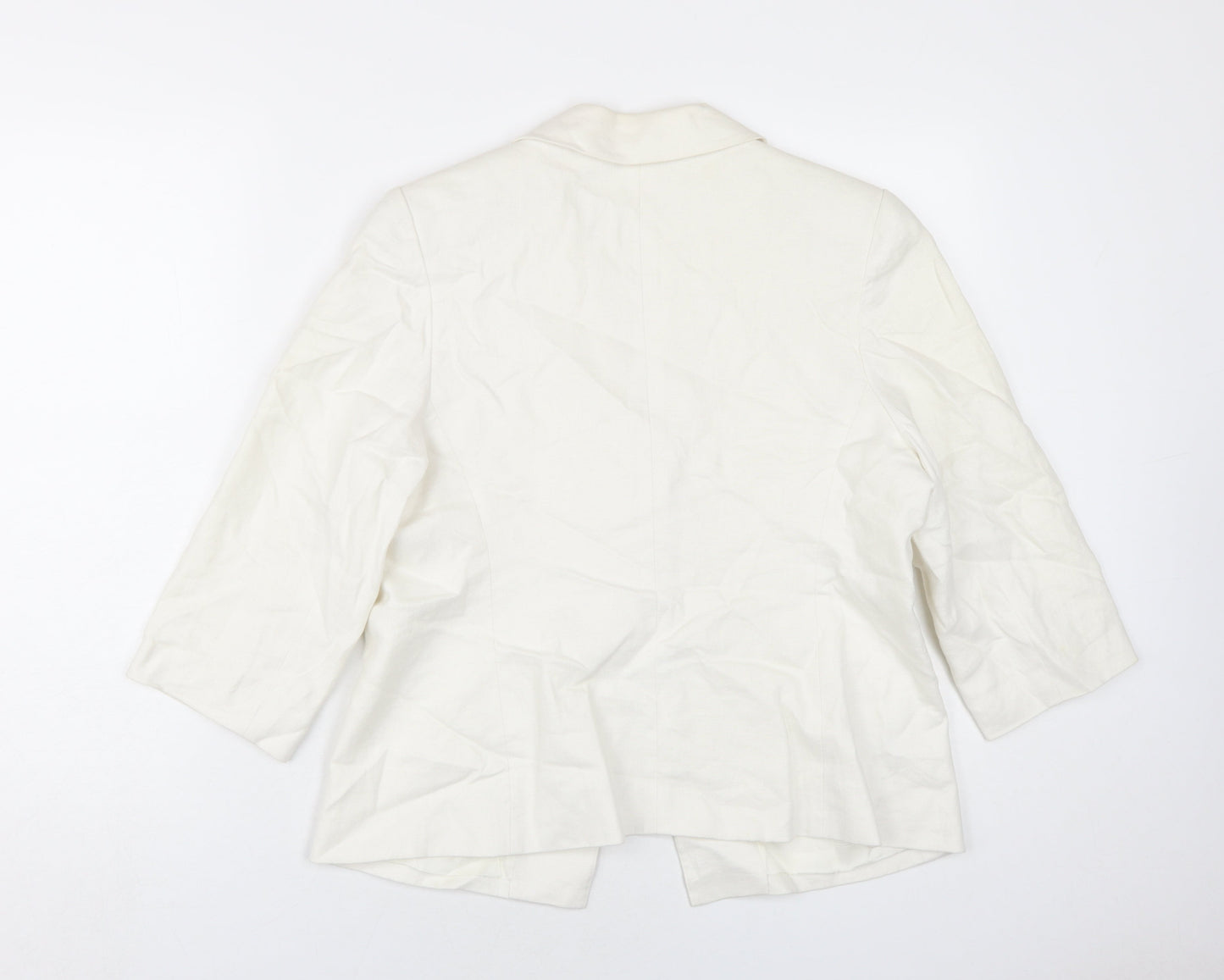 Womens UK Size 14 Tina Taylor Ivory Basic Jacket