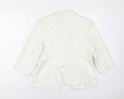 Womens UK Size 14 Tina Taylor Ivory Basic Jacket