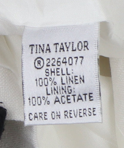 Womens UK Size 14 Tina Taylor Ivory Basic Jacket