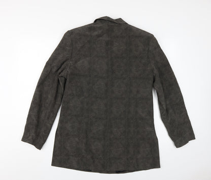 Womens UK Size 12 Olsen Brown Basic Jacket