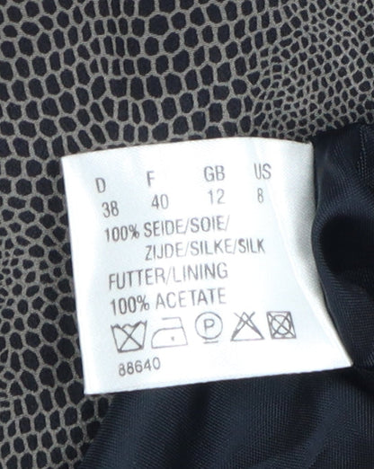 Womens UK Size 12 Olsen Brown Basic Jacket