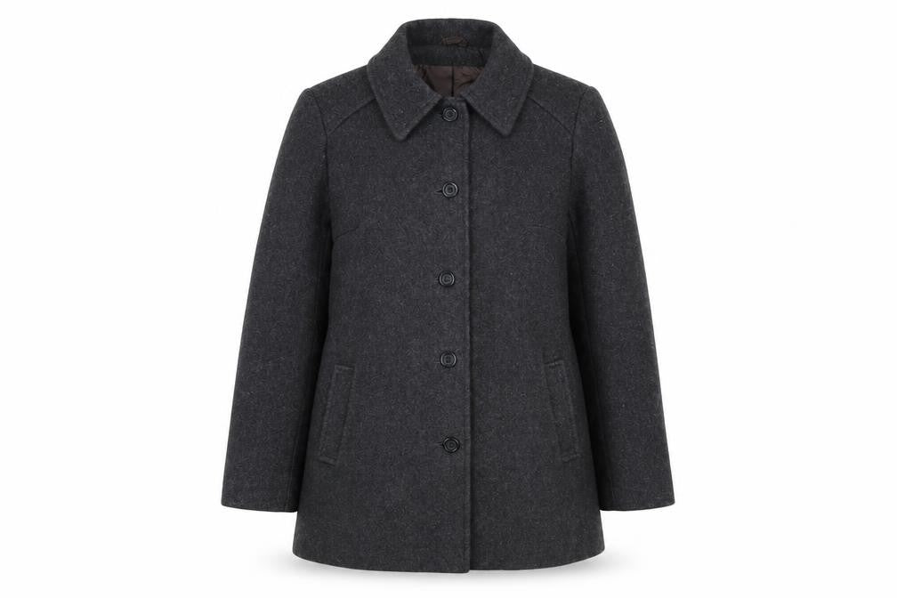 Womens UK Size 14 Littlewoods Grey Overcoat