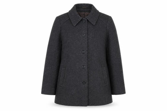Womens UK Size 14 Littlewoods Grey Overcoat
