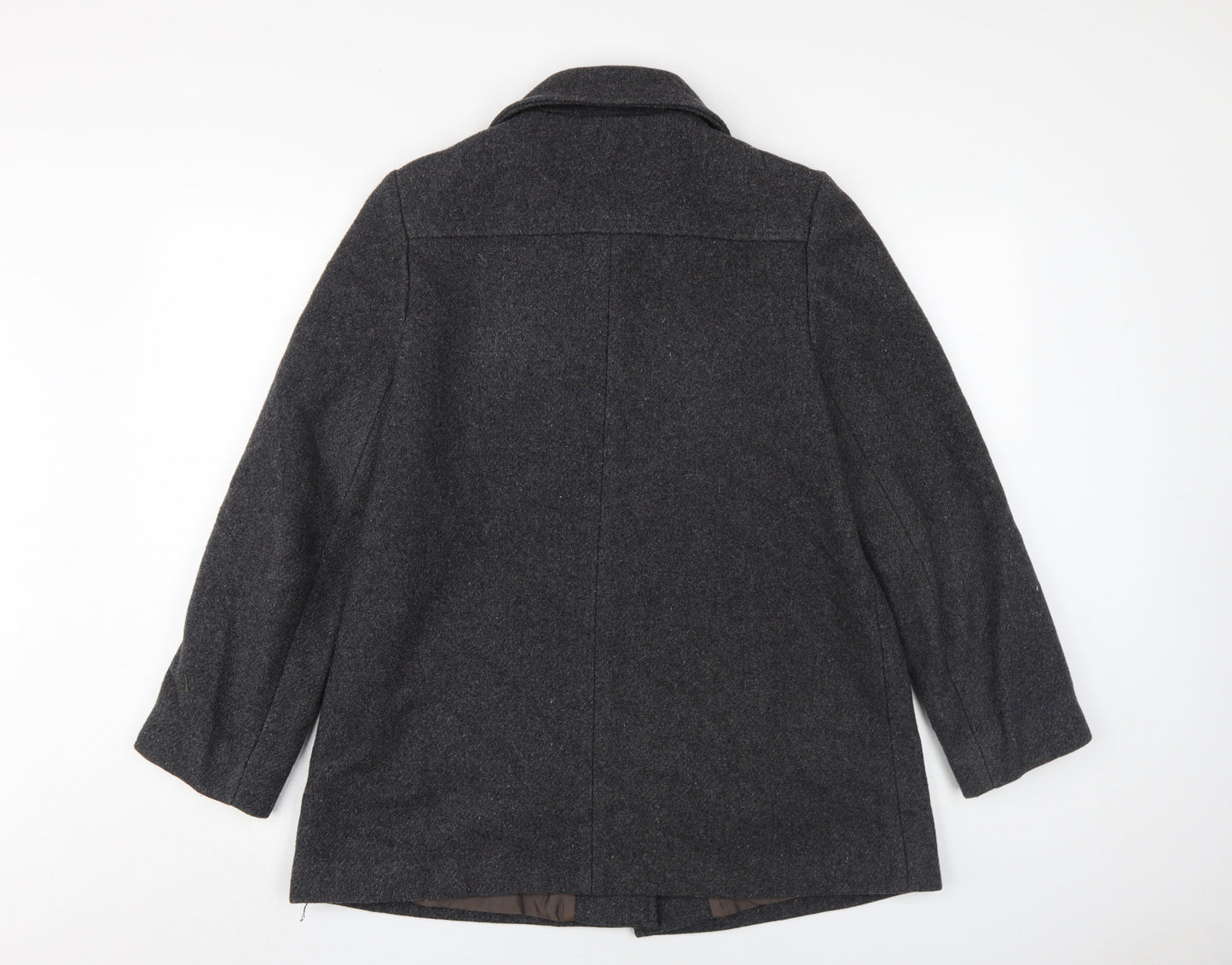 Womens UK Size 14 Littlewoods Grey Overcoat