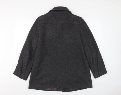Womens UK Size 14 Littlewoods Grey Overcoat