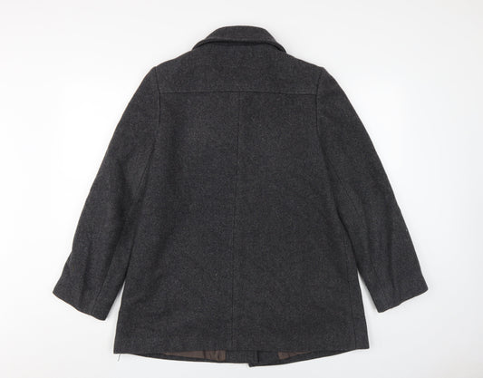 Womens UK Size 14 Littlewoods Grey Overcoat