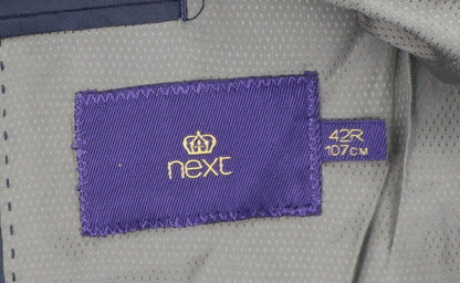 Mens UK Size 42 NEXT Regular Grey Suit Jacket
