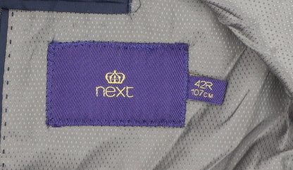 Mens UK Size 42 NEXT Regular Grey Suit Jacket