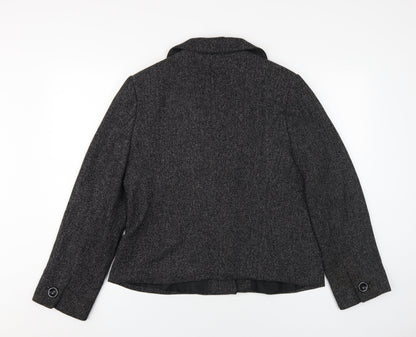 Womens UK Size 16 CC Black Basic Jacket