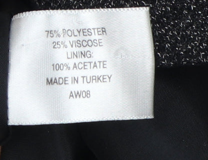 Womens UK Size 16 CC Black Basic Jacket