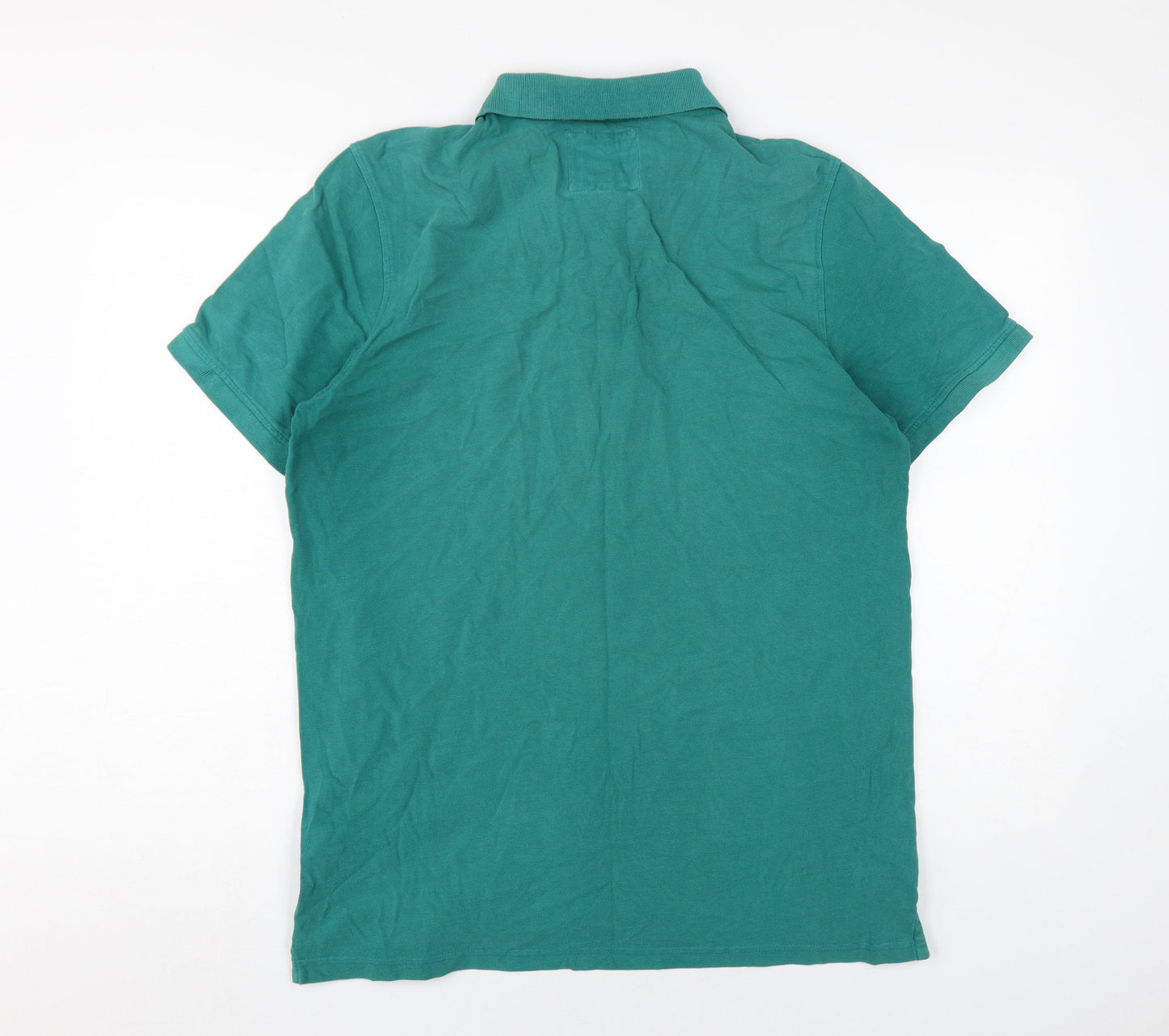 Men's Crew Clothing Green Polo Shirt L Casual Summer