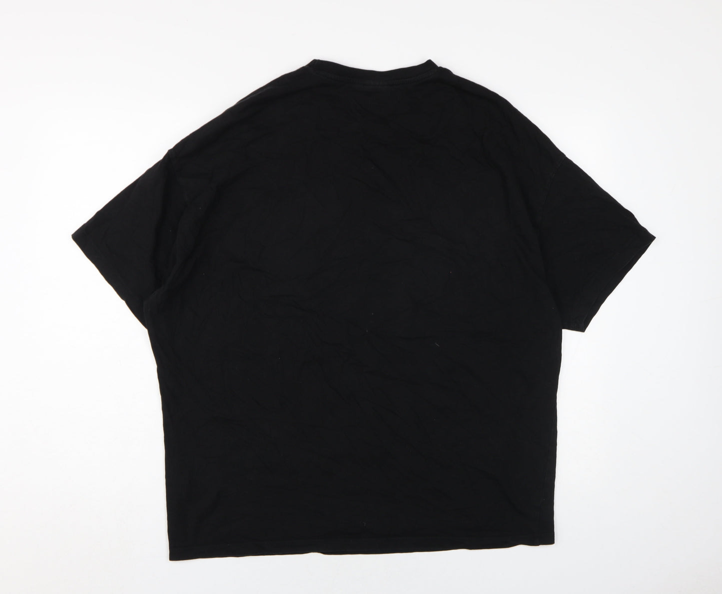 Mens UK Size M Difuzed Black  T-Shirt