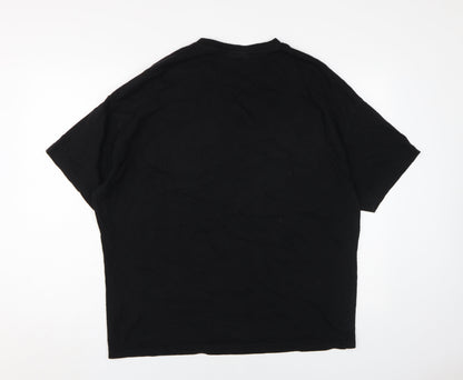 Mens UK Size M Difuzed Black  T-Shirt
