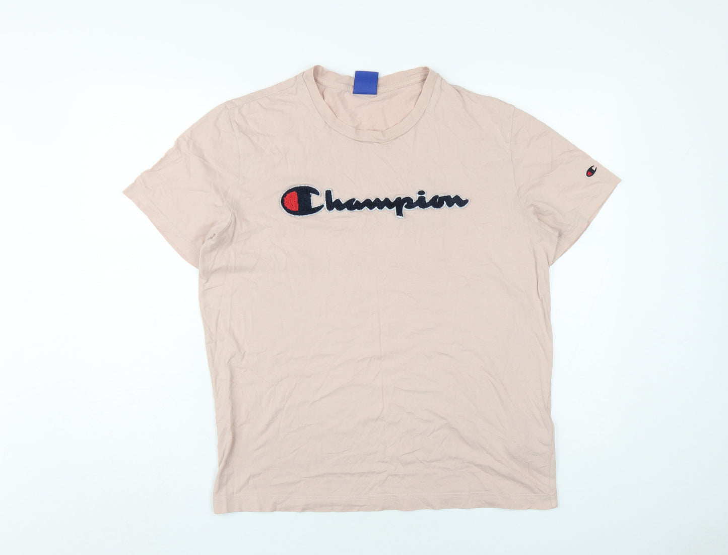 Mens UK Size L Champion Beige  T-Shirt