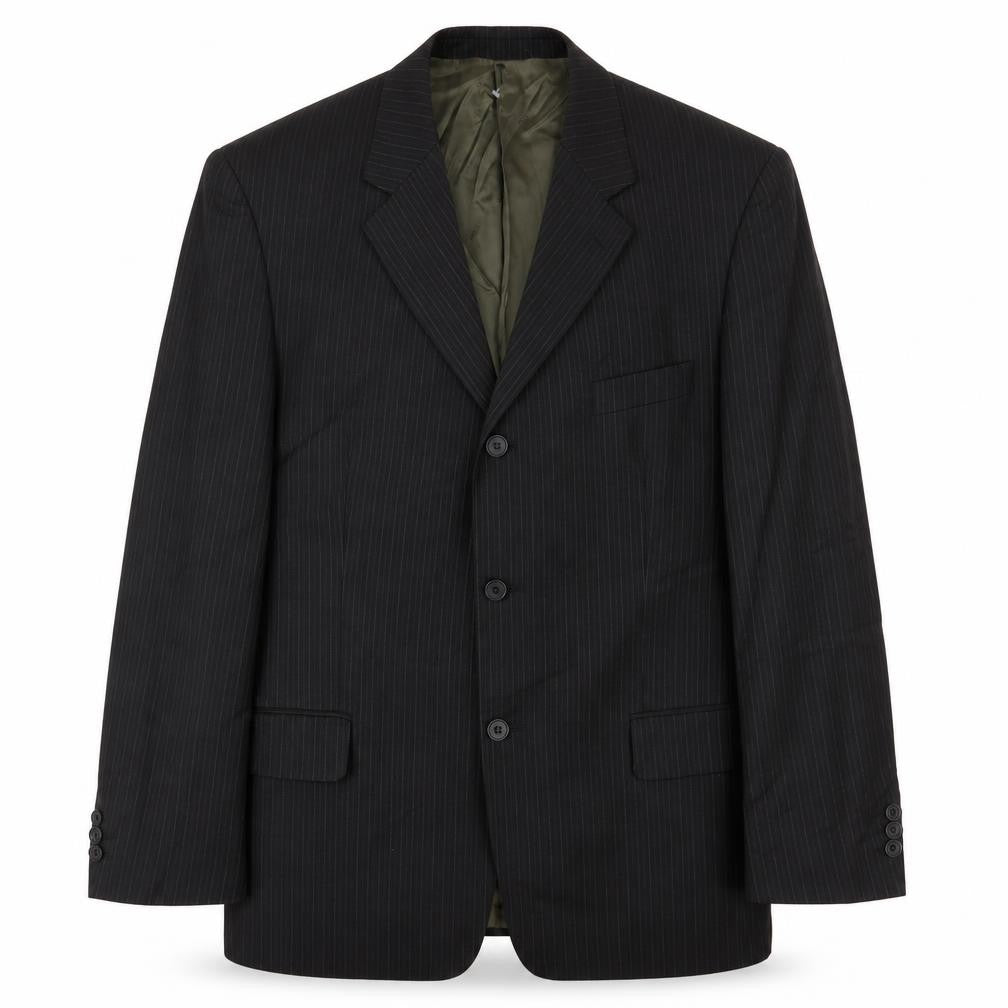 Mens UK Size 44 Pierre Cardin Regular Black Suit Jacket