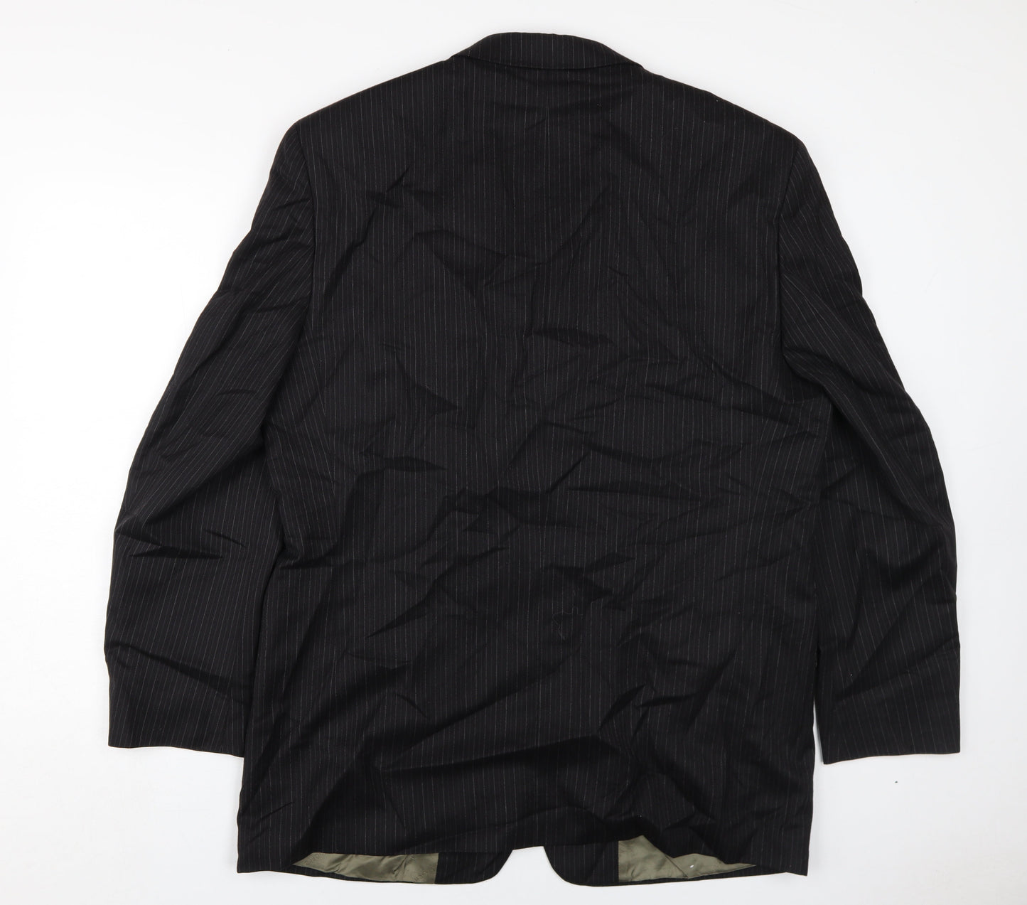 Mens UK Size 44 Pierre Cardin Regular Black Suit Jacket