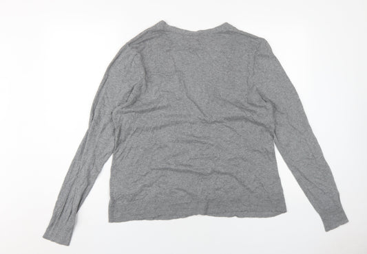 Womens UK Size XL Old Navy Grey Cardigan Jumper