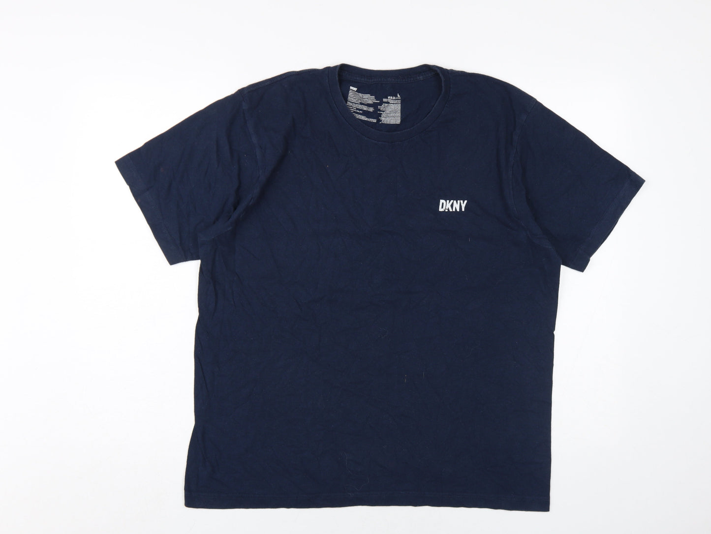 Mens UK Size L DKNY Blue  T-Shirt