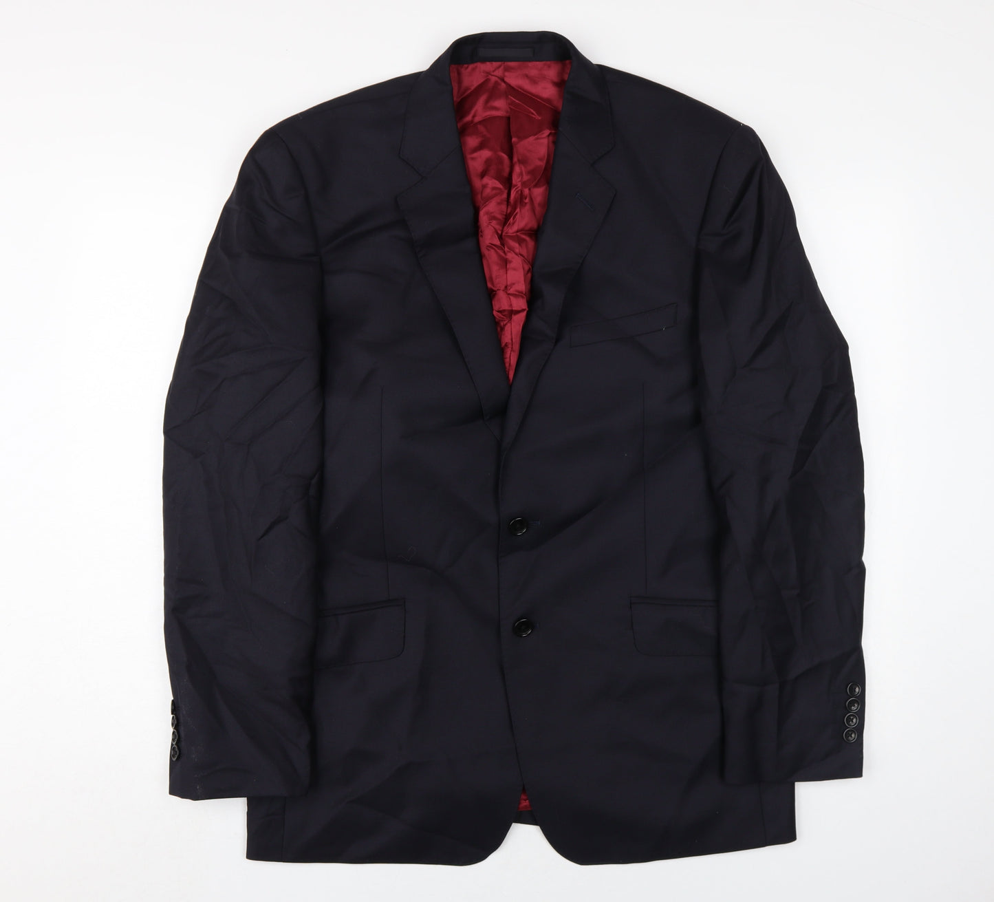 Mens UK Size 40 Samuel Slater Regular Black Suit Jacket