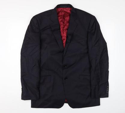 Mens UK Size 40 Samuel Slater Regular Black Suit Jacket