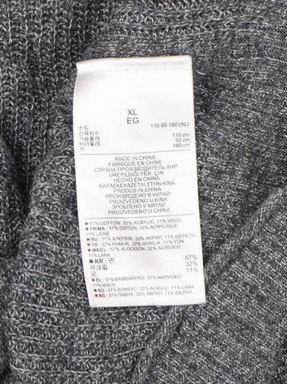 Gap Men's Grey V-Neck Pullover Jumper XL