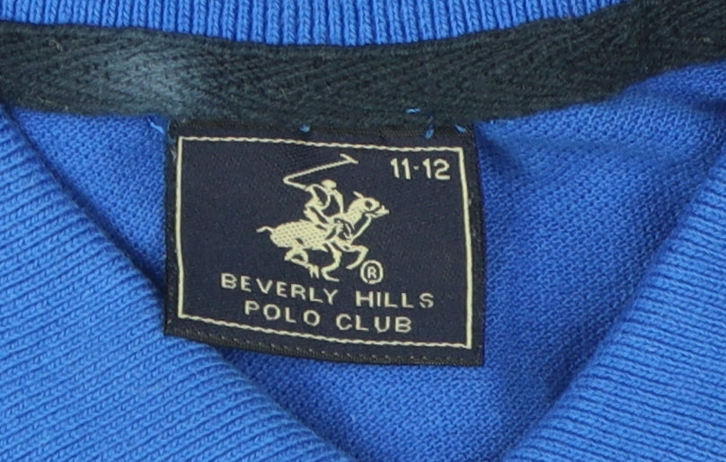 Beverly Hills Polo Club Boys Blue Polo Shirt 11-12 Years