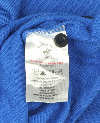 Beverly Hills Polo Club Boys Blue Polo Shirt 11-12 Years